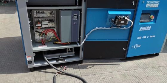 El aceite rotatorio del compresor del tornillo del P.M. VSD inyectó 160KW