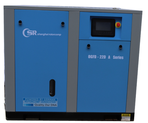 Compresor de aire sin aceite del tornillo de Electric Power 22kw/30hp