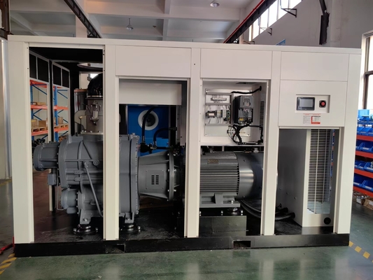Compresor rotatorio doble 7,5 HP 400kw del tornillo de la etapa VSD