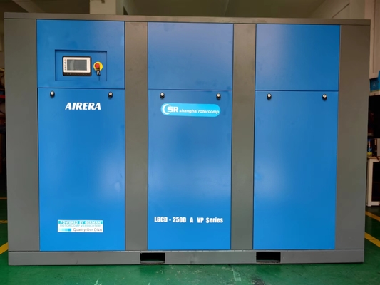 Compresor de tornillo VSD de 200 kW Ahorro de energía Alta eficiencia y bajo ruido