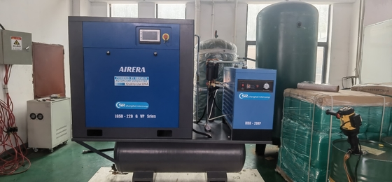 15kw 20hp,16bar, VSD Compresor de tornillo todo en uno para la industria de corte por láser