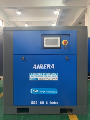 LGCD-11KW 380V Compresor de aire de refrigeración por tornillo con controlador inteligente