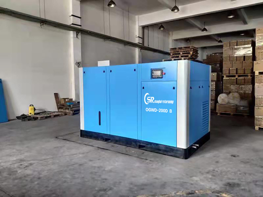CLASIS-0 Compresor de aire de tornillo sin aceite silencioso refrigerado por aire para la producción farmacéutica