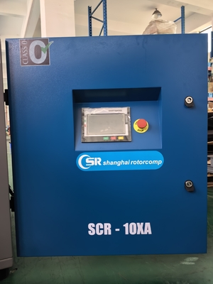 Shanghai Rotorcomp Compresor de aire de tornillo duradero SCR-10XA para aplicaciones de alto rendimiento a largo plazo y bajo mantenimiento