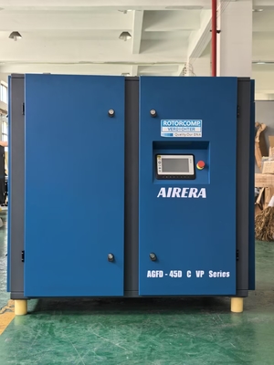 Shanghai Rotorcomp AGFD-45D C VP Industrial Compresor de aire de tornillo con accionamiento directo potente y para la industria