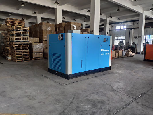 Compresor sin aceite 132KW transmitido por banda 1.0MPa del tornillo de la lubricación del agua