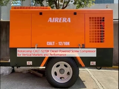 Rotorcomp CALT-12/10K Compresor de aire de tornillo: alto rendimiento y rendimiento confiable para aplicaciones industriales